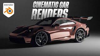 How To Create Cinematic Car Renders | Blender Tutorial