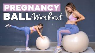 Beckenboden Workout für Schwangere (Gymnastikball übungen) | Pregnancy Ball Workout 