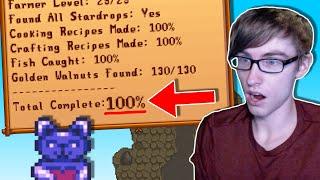 How I 100%'d Stardew In a Day