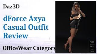 Daz3d dForce Axya Casual Outfit for Genesis 8 Females Review OfficeWearCategory