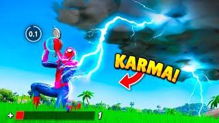 20 Fois ou le KARMA a FRAPPÉ sur Fortnite ! (viens voir)