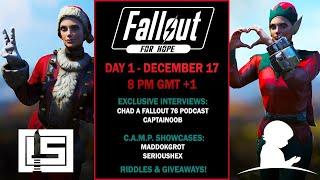 #FalloutforHope InnovSurvivalist Charity Stream Day 1 | Exclusive Panels & Interviews