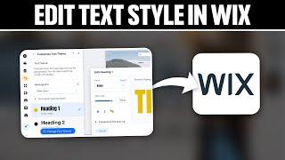 How To Edit Text Style in Wix 2024! (Full Tutorial)