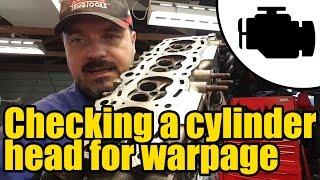 Toyota Rav4 cylinder head warpage check #1118