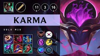 Karma Mid vs Aurora: Legendary - KR Grandmaster Patch 14.17