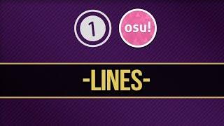 osu!  Lines  Skin Review! (Winner from July)