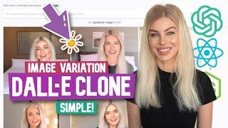  1h to code AI Image Variations App (Super simple!) | OpenAI API React Node.js