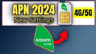 Salam Network Settings 4G to 5G || Salam mobile internet Setting