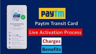 How to activate paytm Transit Card  I Activate paytm wallet Card I Transit Card charges Benefits