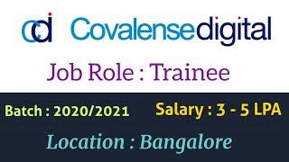 Covalense Digital Hiring Freshers for the Role of Trainee | Software |