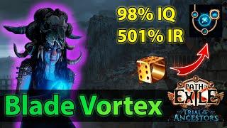 Blade Vortex Occultist - Magic Find - IQ 98 - IR 501 | Path of Exile [3.22]