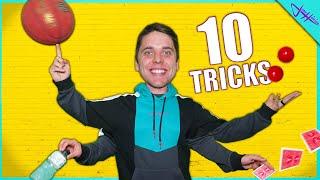 10 Skills To Learn At Home! *How to throw cards* Ft. That's Amazing, Rick Smith Jr.