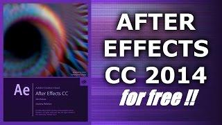 how to get after effect cc 2015 for free !!!