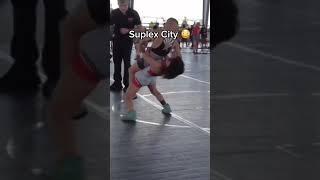 She’s handing out free flights to suplex city  #wrestling #takedown #crazy #girl #trending #sport