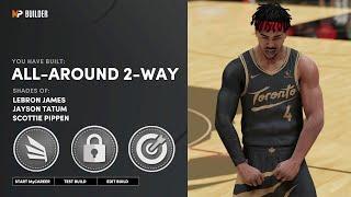 BEST ALL-AROUND 2-WAY BUILD of NBA 2K21 NEXT-GEN | RARE SMALL FORWARD BUILD | 63+ BADGE UPGRADES