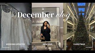 DECEMBER VLOG - Zara Haul, Getting my Wedding Dress, Christmas & More