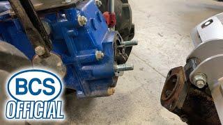 Swapping Attachments on a BCS Tractor Without a Quick Hitch