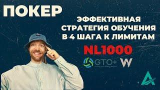 Обучение покеру! Пошаговая страта работы над игрой! 4 шага к высоким лимитам!