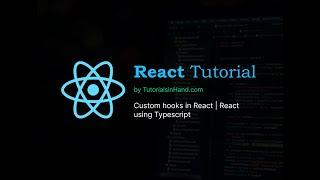 Custom Hook in React | custom hook in react typescript with example explained #viral #react