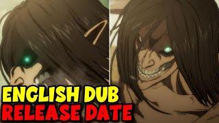 Attack On Titan Season 4 Part 2 English Dub Release Date Update