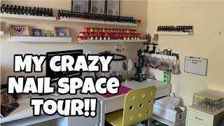 Nail Space Tour | Collab with Karen Heidi Rees!