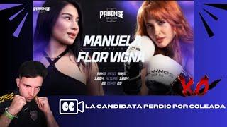 REACCION FLOR VIGNA VS MANUELA  Parense de manos 2