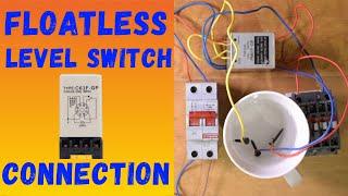 Floatless level switch connection|for upper or lower tank|ELECTRECA