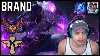  Tyler1 PLAYING BRAND = FREE LP | Brand Support Full Gameplay | Season 12 ᴴᴰ