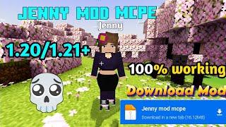 How to download jenny mod in Minecraft PE 1.21+ | Minecraft jenny Addon download #rajgamer64