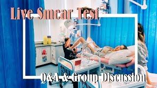 Live Smear Test, Q&A With The Nurse & Office Group Discussion