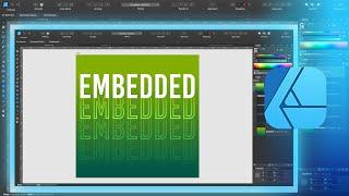 How to Use Embedded Document Layer - Smart Object in Affinity Designer
