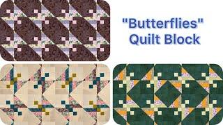 Mastering the BUTTERFLIES Quilt Block Made Easy! For Beginners