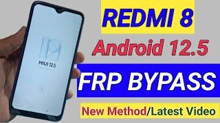 Redmi 8 Frp Bypass MIUI 12.5 | Without Pc | Redmi 8 Google Account Remove | Redmi Lock Unlock