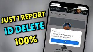 How to report Facebook account 2022 || Strong report facebook 100 % Id delete || MISS TRICKER