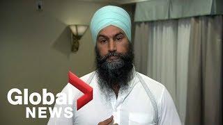 Jagmeet Singh delivers emotional reaction to Trudeau brownface photo