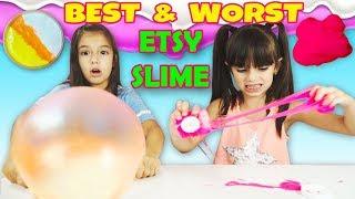 HONEST FAMOUS ETSY SLIME SHOPS REVIEW - Unboxing Slime From Etsy - HUGE SLIME PACKAGE HAUL