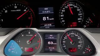 Audi A6 3.0 TDI 240ps stock vs 290ps chip 0-120 acceleration.