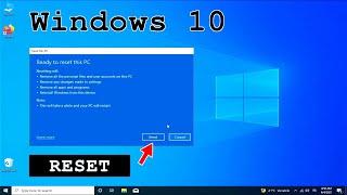 Microsoft Windows 10 • Factory reset