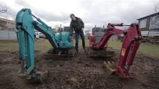 mini excavator 4, проверяем на практике глубину копания мини-экскаватора kubota U008