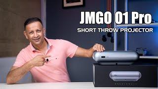 JMGO O1 PRO - ULTRA-SHORT THROW SMART LED PROJECTOR | UNBOXING & PREVIEW | OLIZ STORE