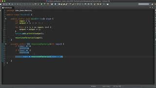 Find Factorial - Java Program