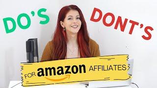 Amazon Affiliate Marketing DO's and DONT's for Beginner Bloggers
