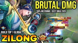 ZILONG BEST BUILD 2025 | BUILD TOP 1 GLOBAL ZILONG GAMEPLAY | MOBILE LEGENDS