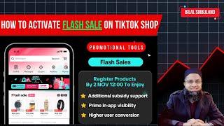 How to Activate Flash Sale on Tiktok Shop I Promotional Tools Overview I Tiktok Shop Free Course