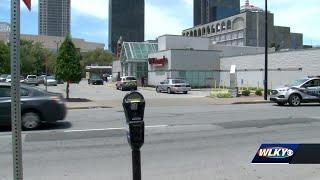 Fight leads to shot fired inside downtown Louisville business lobby