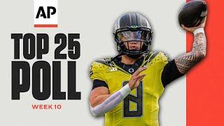 AP Top 25 Poll Released: Oregon REMAINS at No. 1, Texas A&M ENTERS TOP 10 after WIN over LSU