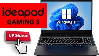 Upgrading Lenovo ideapad Gaming 3 to Windows 11