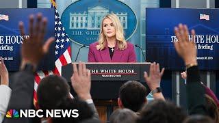 WATCH: White House holds press briefing | NBC News