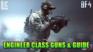 BF4 Engineer Class Guns & Guide PDWs (Battlefield 4 Beta Gameplay/Commentary)