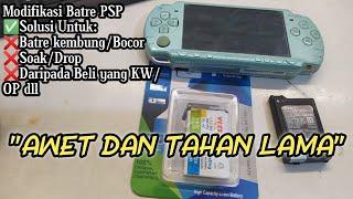 MODIFIKASI BATRE PSP || BEGINI TERNYATA CARANYA?!